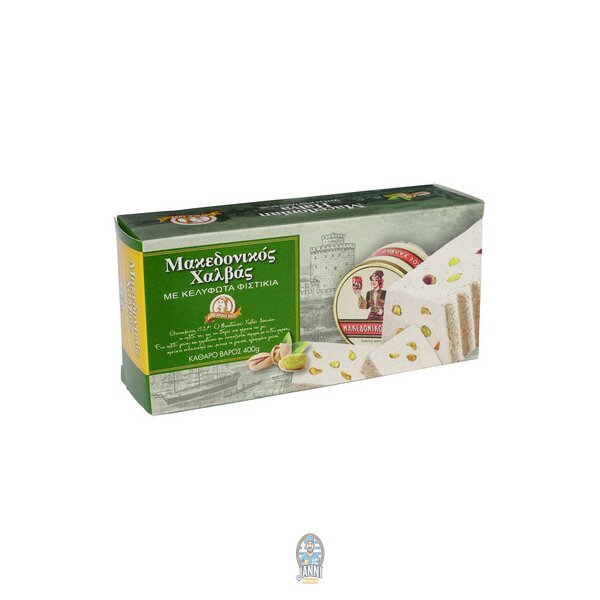 Haitoglou Makedonikos Halvas mit Pistazien 400 g