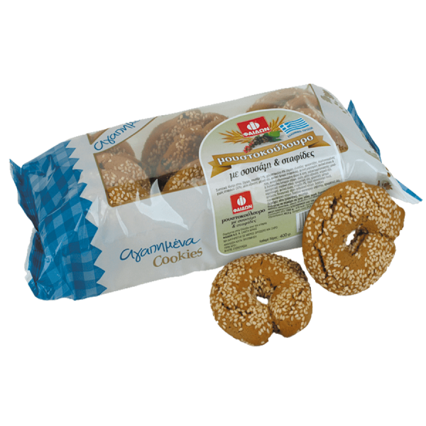 Fedon Moustokouloura Keks mit Sesam und Rosinen 400g