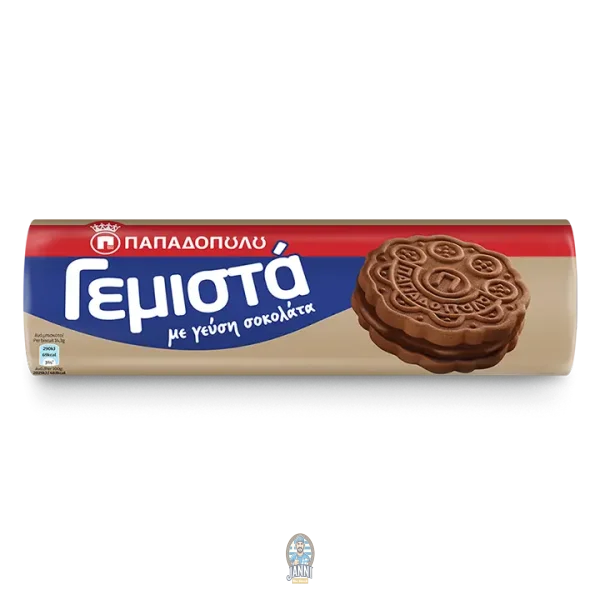 Papadopoulos Gemista Doppelkekse mit Kakaocremefüllung 200g