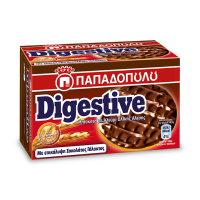 Papadopoulos Digestive with milk chocolate 200g