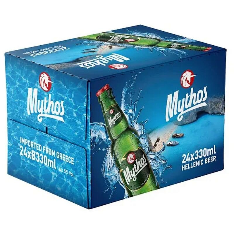 Mythos Bier Premium Hellenic Lager 330ml Glas