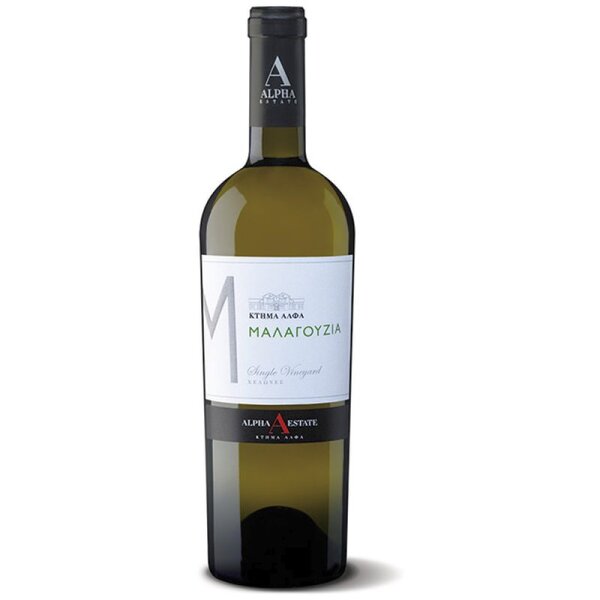 ΚΤΗΜΑ ΑΛΦΑ Μαλαγουζιά Single Vineyard Χελώνες λευκό 75cl