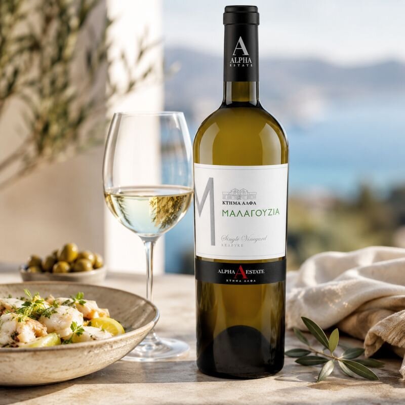 Alpha Estate Malagouzia Single Vineyard...