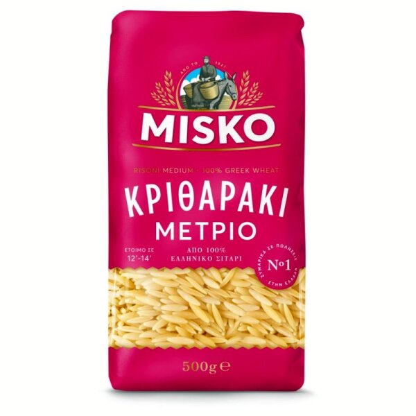 MISKO Κριθαράκι Μέτριο 500g