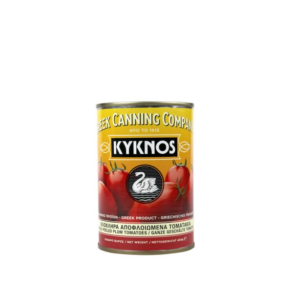 Kyknos Ολόκληρες αποφλοιωμένες τομάτες 400g