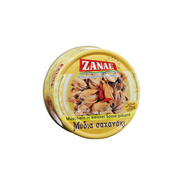 Zanae Moules en Sauce Blanche Épicée 160g