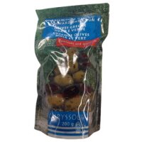 Oliven Schwarz und Grün gemischt entsteint mit...