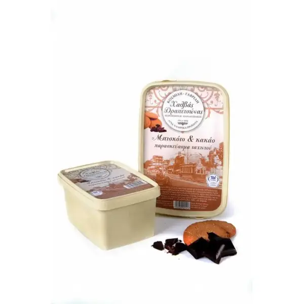 Kosmidis Halva con cacao e biscotti 450g