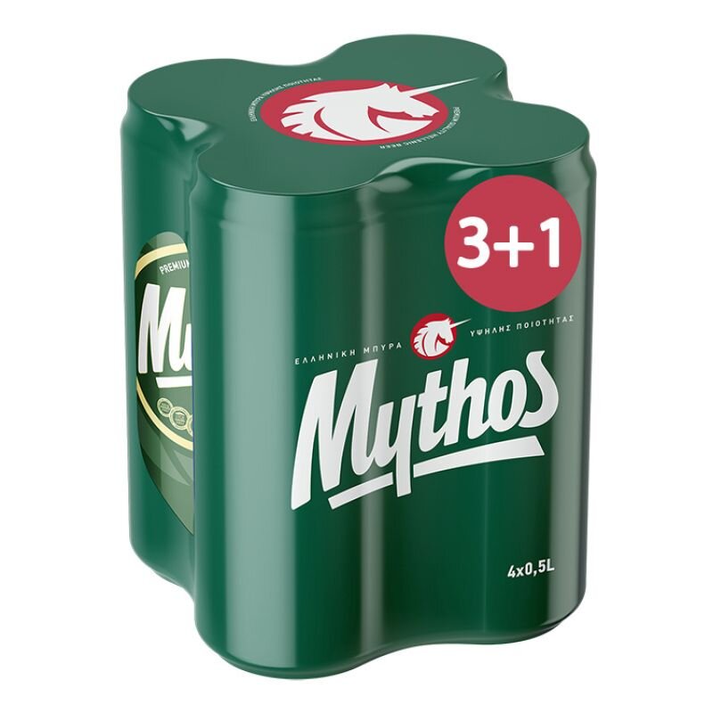 Mythos Birra Greca Premium Hellenic Lager 500 ml Lattina