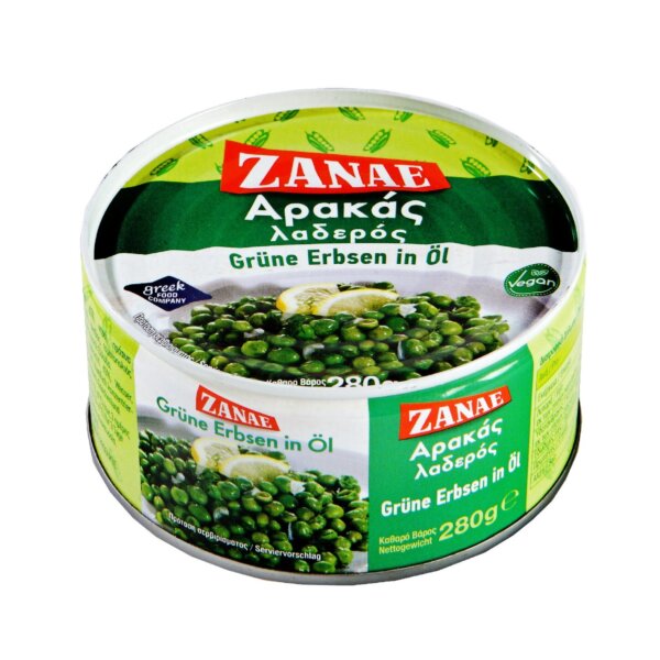 Zanae green peas 280g