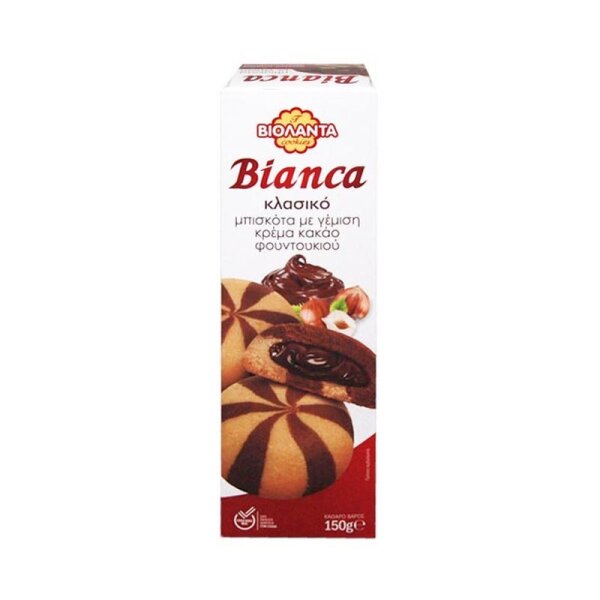 Violanta Bianca Cookies Haselnuss und Kakao 150g