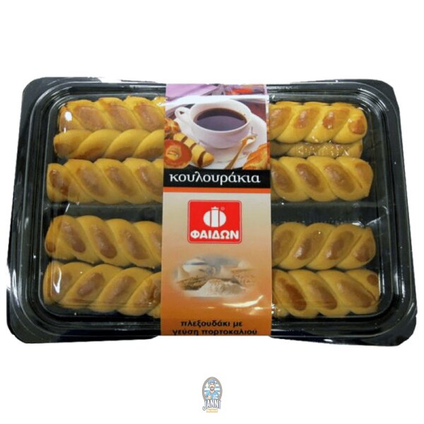 Fedon Zopfkekse mit Orangen Geschmack 350g