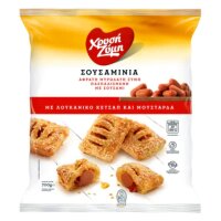 Xrisi Zimi Sousaminia mit Wurst, Ketchup und Senf 700 g