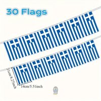 Guirlande de drapeaux grecs 30 pièces 10...