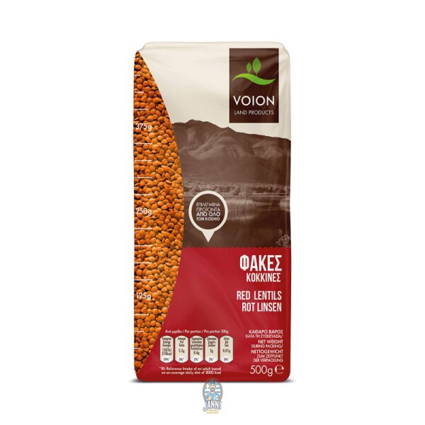 Voion Rote Linsen 500g