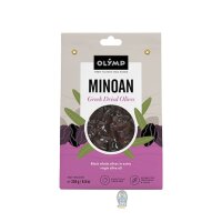 Olymp Minoan Getrocknete Schwarze Oliven mit Kern 250 g