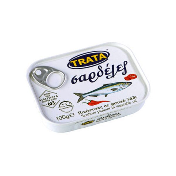 Trata sardines piquant in vegetable oil 100g