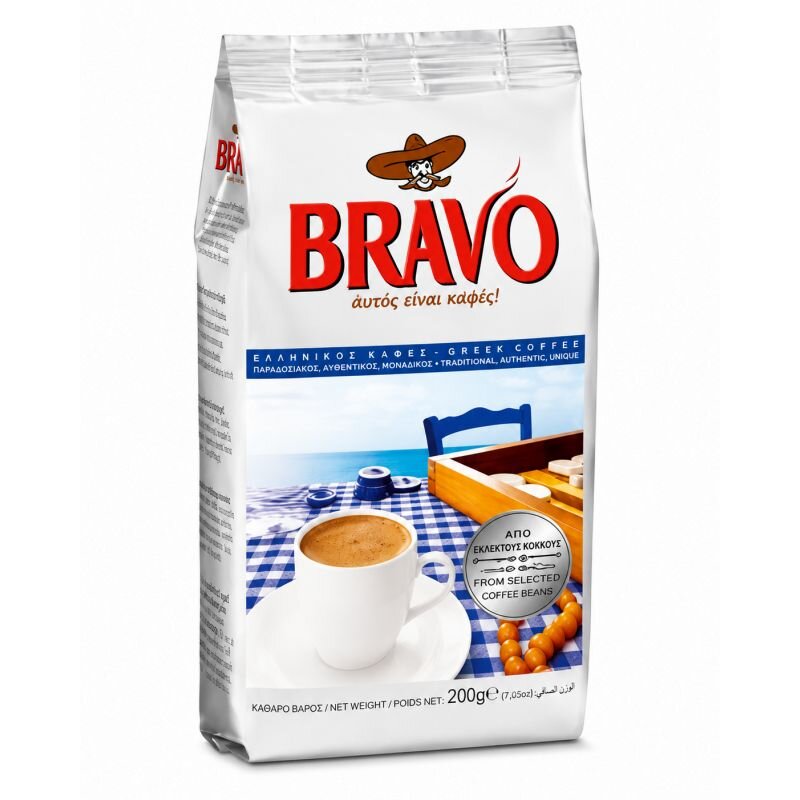 Bravo Griechischer Mokka-Kaffee gemahlen 200g