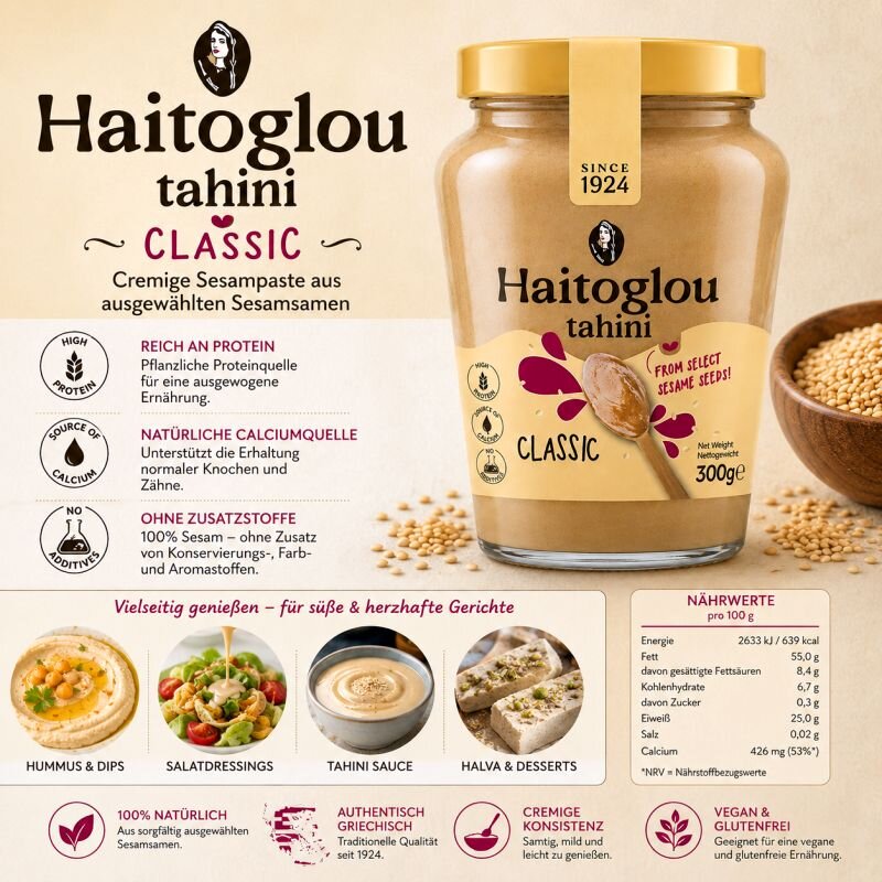 Haitoglou Makedoniko Tahini Classic 300 g