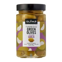 Olymp Grüne Oliven gefüllt mit Knoblauch 400g