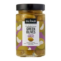 Olymp Grüne Oliven gefüllt mit Knoblauch 400 g