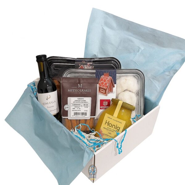 Griechische Weihnachts-Geschenkbox