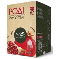 El Greco Schwarztee Granatapfel 20 Beutel