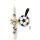 Bougie de Pâques Grecque Artisanale Lampada Football 30 cm – Pièce Unique