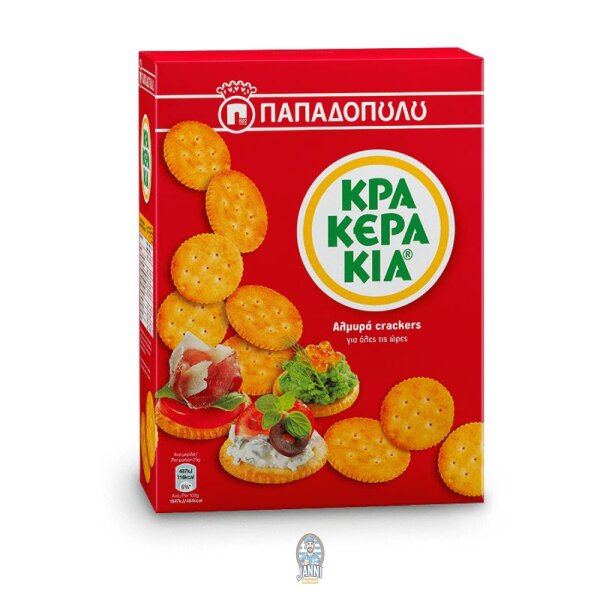 Papadopoulos Krakeria Crackers Salés 190g