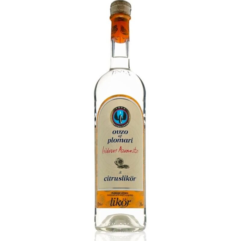 Ouzo of Plomari Isidoros Arvanitis Citruslikör 700...