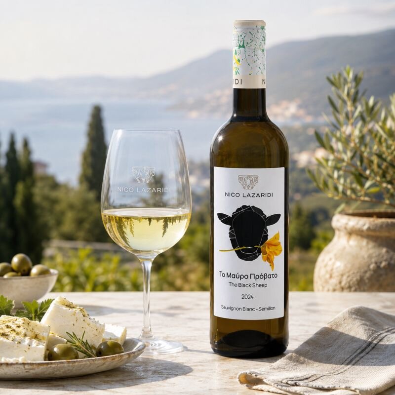 Nico Lazaridi The Black Sheep Sauvignon Blanc Semillon...