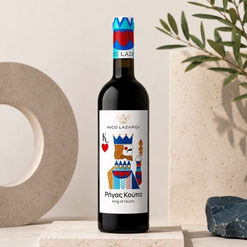 Nico Lazaridi Rigas Koupa King of Hearts Rotwein 75 cl
