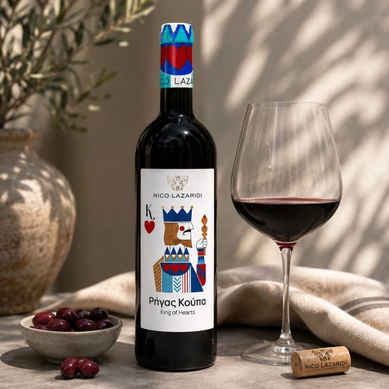 Nico Lazaridi Rigas Koupa King of Hearts Rotwein 75 cl