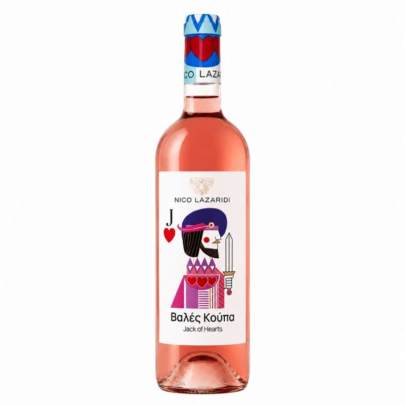 Nico Lazaridi Jack of Hearts halbtrockener Rosé 75 cl