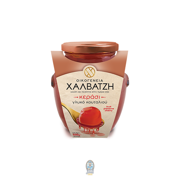 Halvatzis Glyko koutaliou Kirschen eingelegt in Sirup 500g